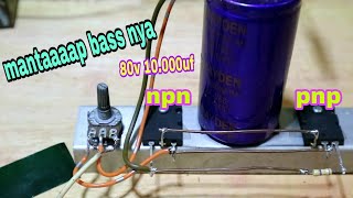 power ampli rakitan sederhana bass mantaaaap