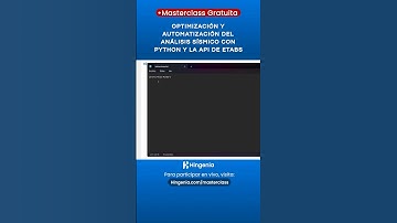 Automatización del Análisis Sísmico con la API Etabs y Python #Hingenia#analisisestructural#etabs