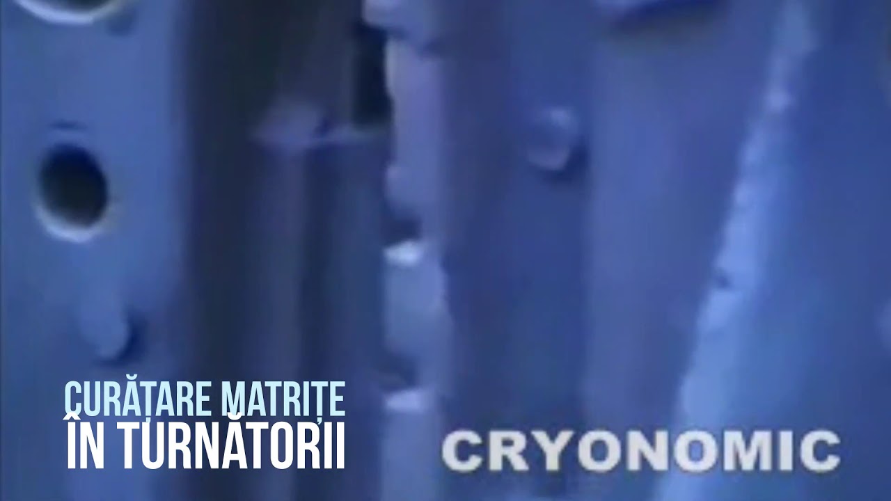 Curățare Matrițe în Turnătorii cu Gheață Carbonică • Aparat de Sablat Cryonomic • HD Cleaners