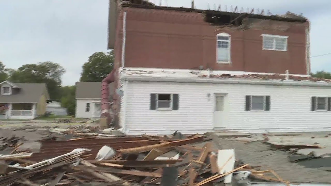 Wednesday storm damages Freeburg apartment building YouTube