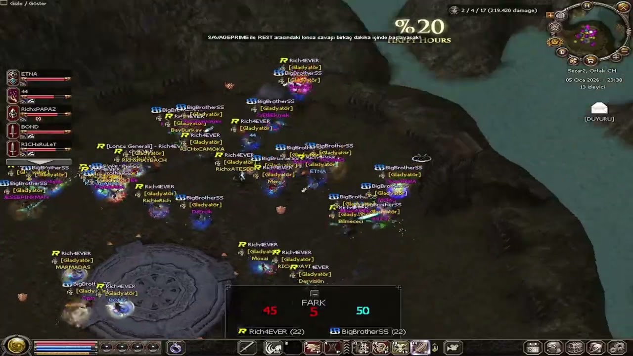 RİCH vs BİGBROTHERS ARENA EĞİTİMİ EFSANE KOMUT