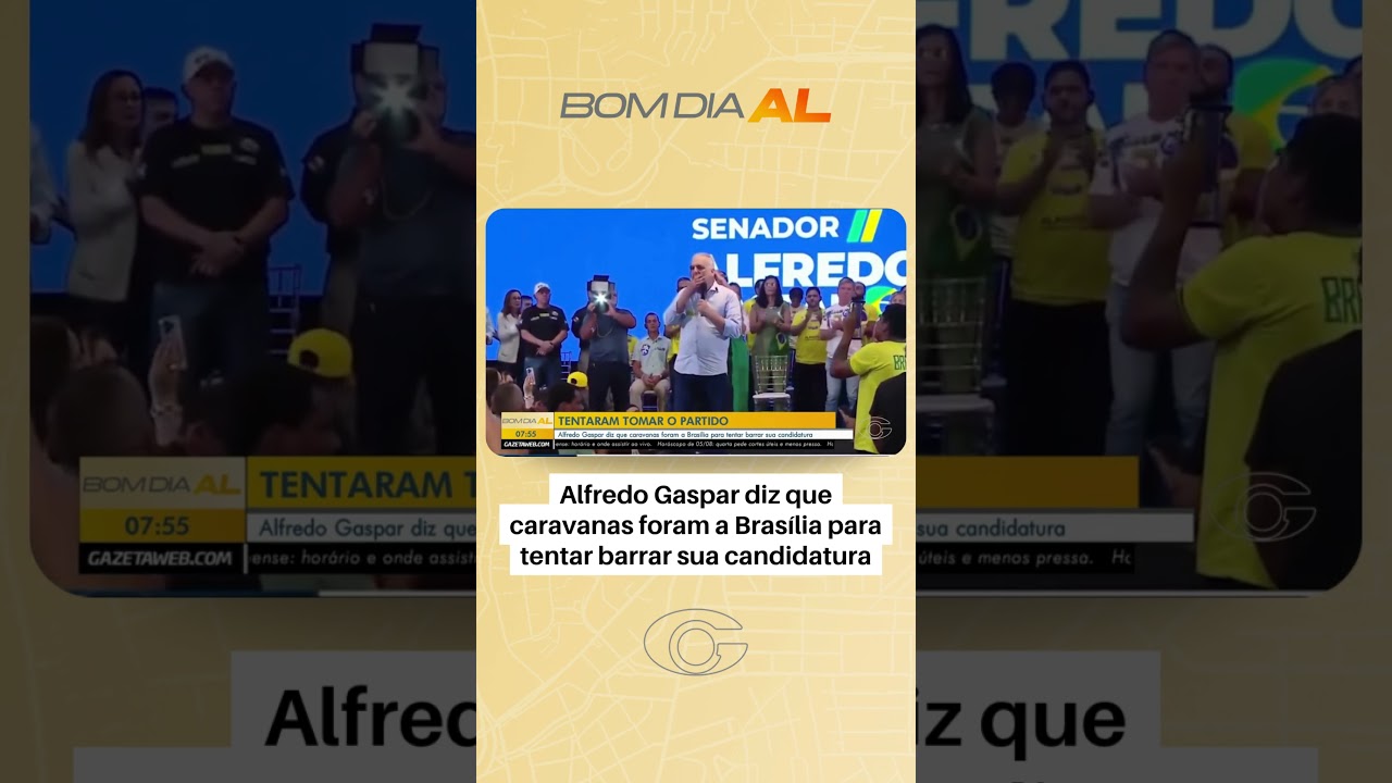 Alfredo Gaspar diz que caravanas foram à Brasília para tentar barrar sua candidatura