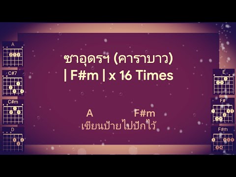 ซาอุดรฯ (คาราบาว) คาราโอคอร์ด [Cover กีตาร์แทนเสียงร้อง เพื่อฝึกร้องและเล่นดนตรี]