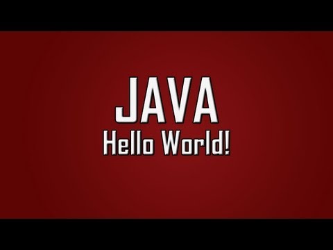 Learn Java - #2 - Hello World! and Compiling