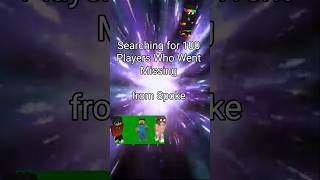 Searching for 100 Players Who Went Missing #unstablesmp #minecraft #spokeishere #drama