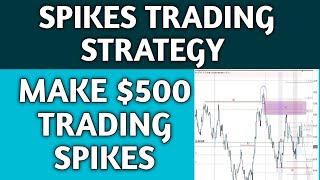 🔴 $500 PROFIT SPIKES TRADING STRATEGY | Binary.com | Make Money Online | Deriv.com