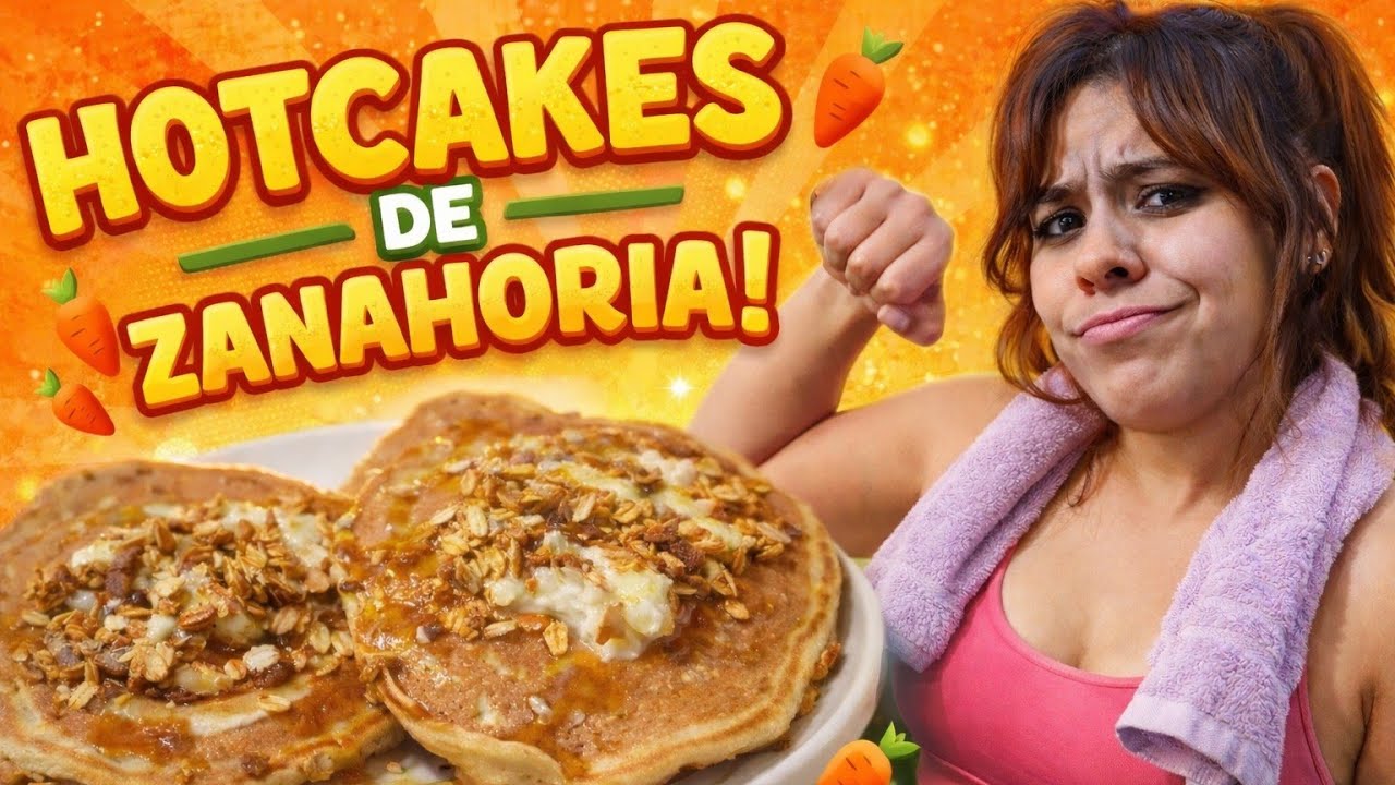 Súper ricos Hotcakes de zanahoria 🥕