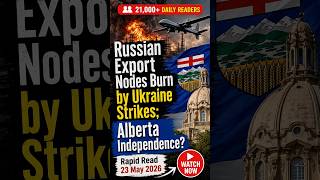 Russian Export Nodes Burn by Ukraine Strikes;  Alberta Independence? | Rapid Read 23 May 2026