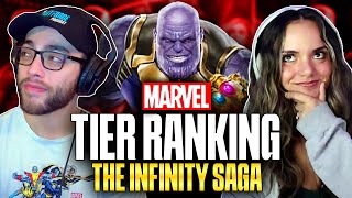 MCU Infinity Saga Tier List (Every Movie Ranked!)