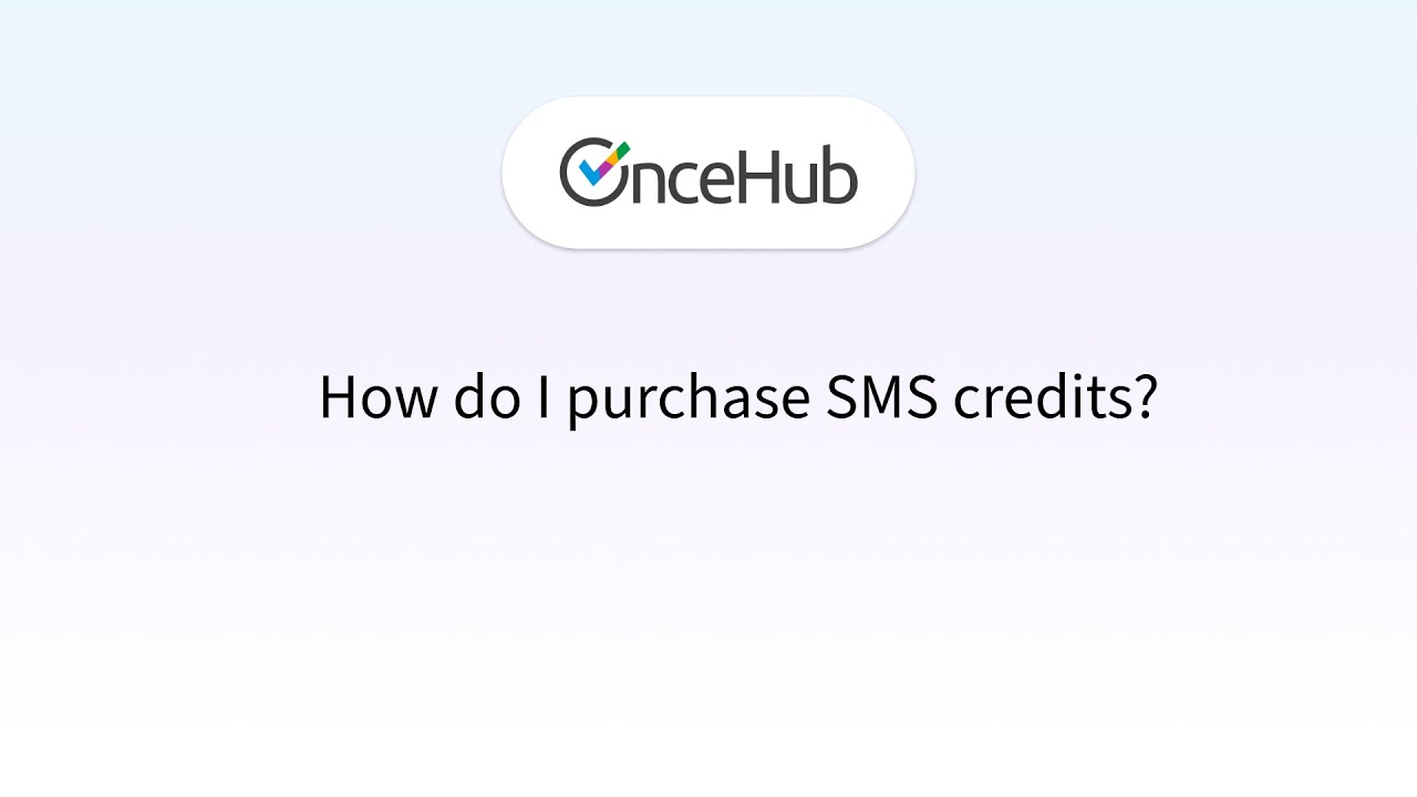 How To Purchase SMS Credits for Booking Reminders
