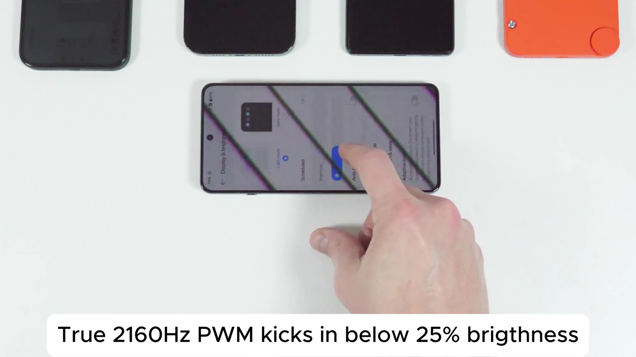 OnePlus 13R PWM and dithering tests