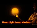 Moon Night 3D Lamp with touch Color Rechargeable light