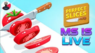 Perfect Slices Game Live - Fruit Cutting Game | Live Streem #perfectslice Android Gameplay #live screenshot 5