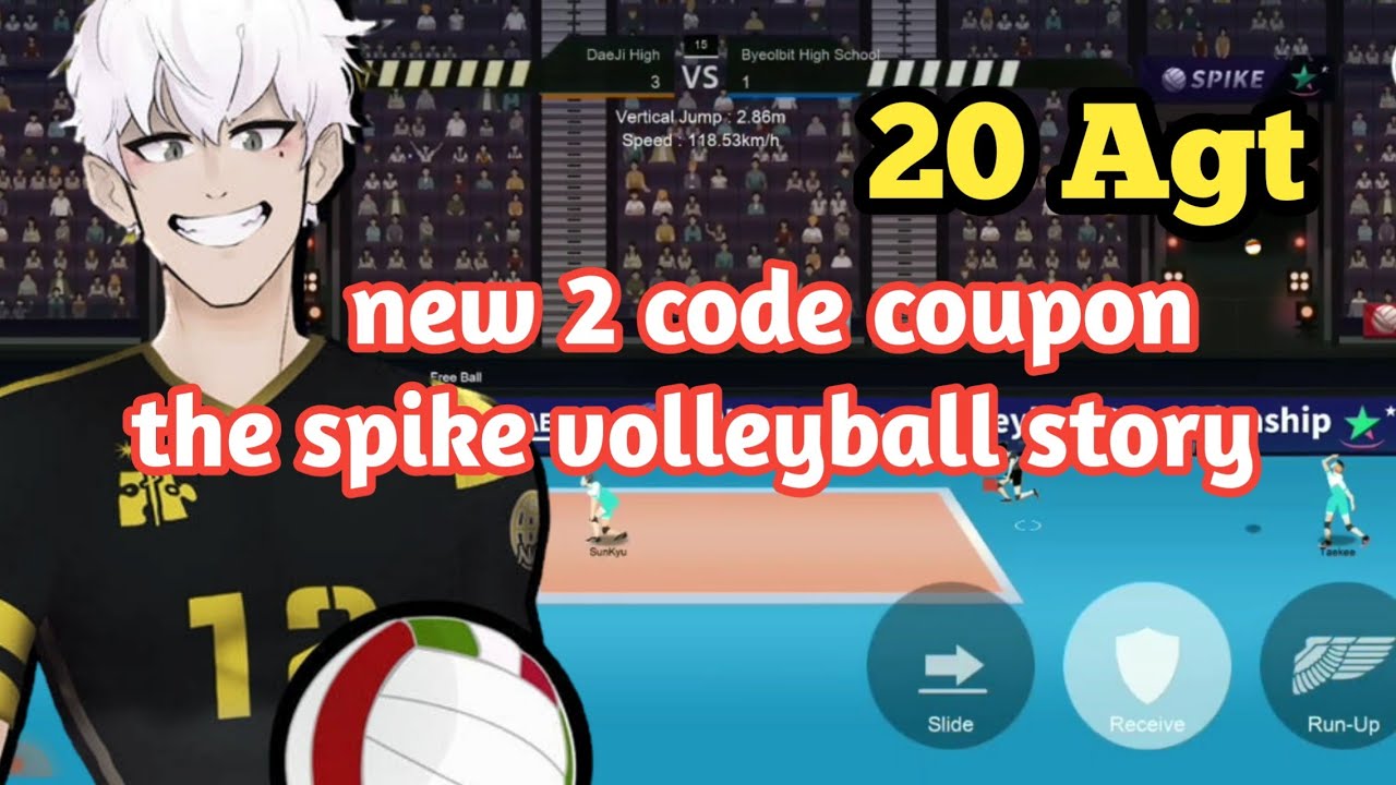 code coupon the spike volleyball story 20 Agustus 2022 YouTube