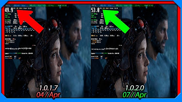 PC The Last of Us Part 1 v 1.0.2.0 vs 1.0.1.7 Build Comparison Update Performance Patch 07 April