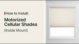 How to Install a Cellular Shade – Inside Mount | Blinds To Go