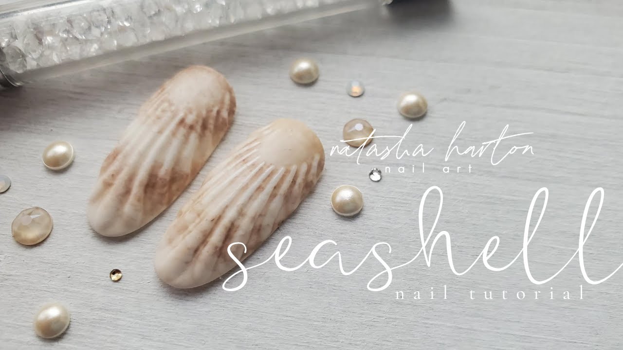 Realistic Seashell Nail | Natasha Harton Nails
