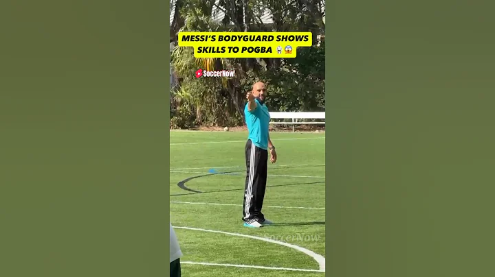 Messi's Bodyguard Shows Skills To Pogba! 😳👏