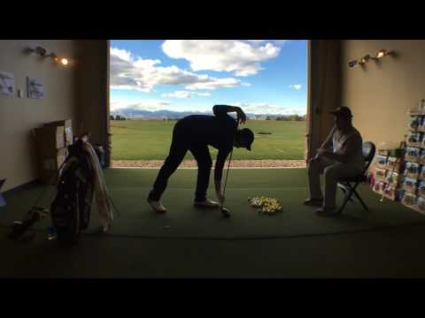 Driving Lessons with Morten Toft Hansen of CU's golf team