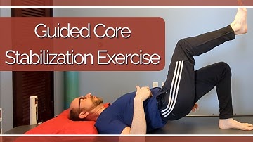 Real-time low impact core stabilization exercise series