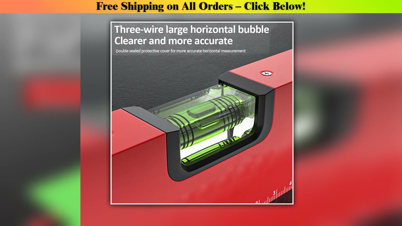 30/40/50cm Electronic Digital Display Level Ruler Magnetic Angle Meter Aluminum Alloy Level