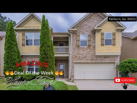 HOUSE TOUR| Atlanta House For Sale| Fairburn, Ga|4Bd/2.5 Ba|No Bank! No Credit Option!
