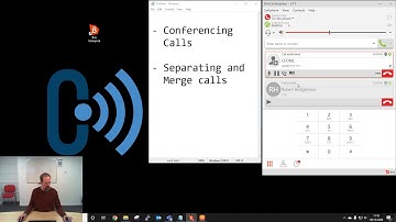 Bria Desktop Conference Calls Advanced Separating and Merging Calls