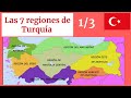 Las 7 regiones de Turquía. 1/3 Anatolia Oriental,  Anatolia Central y Región del Mar Negro