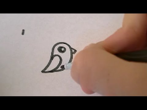 Hedendaags 3 manieren om een cartoon vogel te tekenen: deel 1 (super simpel KW-11
