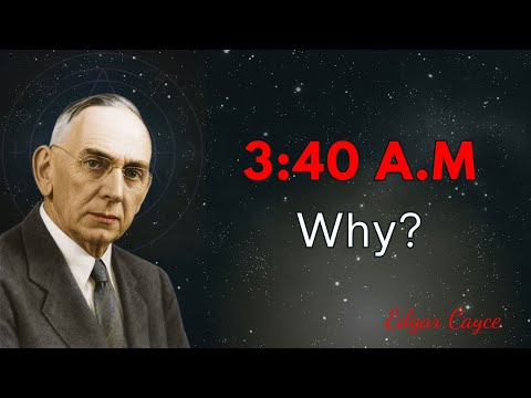 Edgar Cayce Explains Why God Wakes You Up at 3 A.M. ✦ Hidden Spiritual Meaning