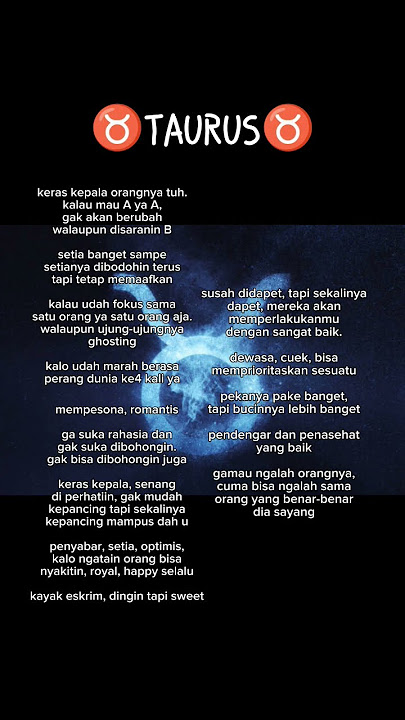 Benar ga para taurus silahkan di komen #taurus #zodiak #zodiakharian #shorts #short