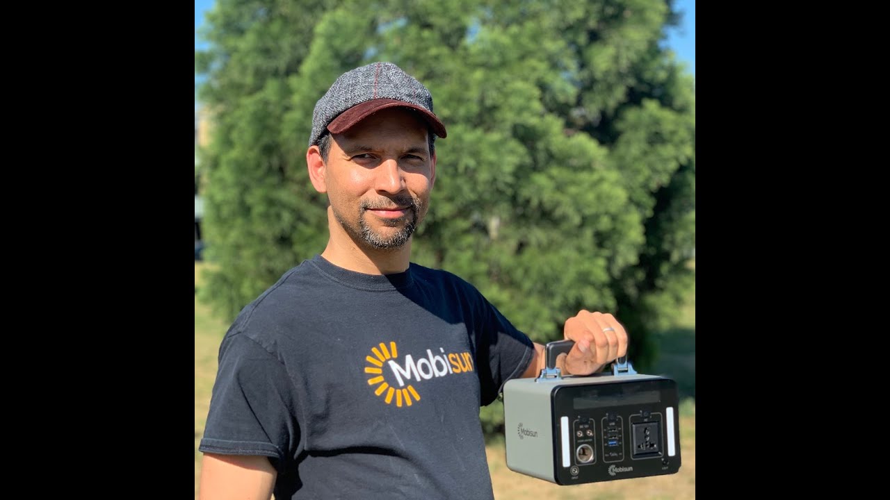 Draagbaar power station/accu/batterij 230V / 500W / 500Wh slechts 5,9 kg | Mobisun