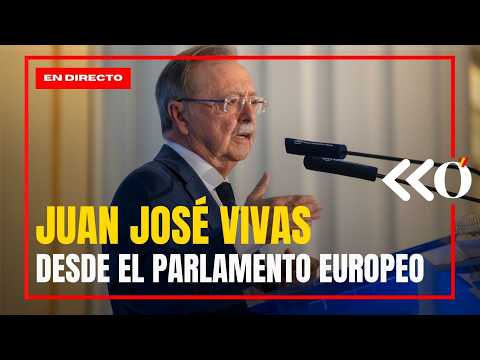 Rueda de prensa de Juan José Vivas desde el Parlamento Europeo