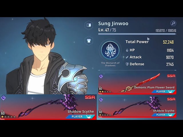 THIS SCYTHE IS SO GOOD FOR SUNG JINWOO | BETTER THAN THE PLUM SWORD? | Solo Leveling class=