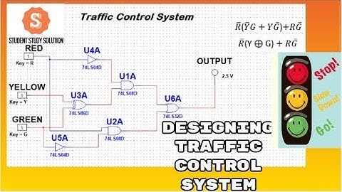 How to Design Traffic Control System in Multisim software.