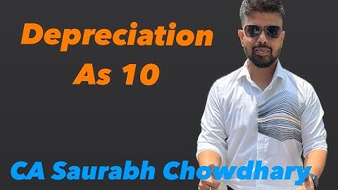 #Lecture 1 I Depreciation I CA CMA Foundation 2025 and 2026