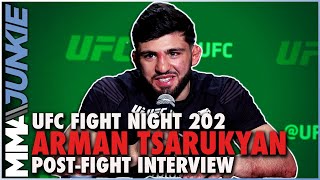 Arman Tsarukyan wants 'scared' Gregor Gillespie after bloody win  | #UFCVegas49