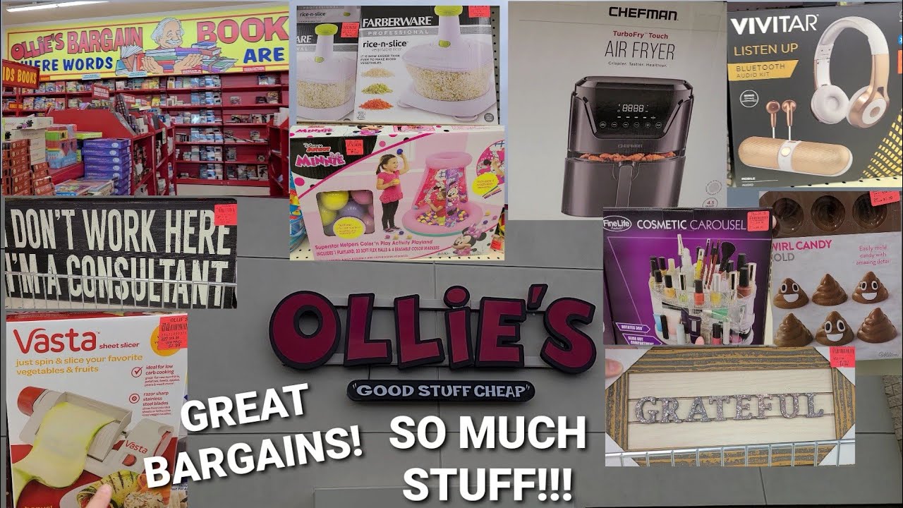 Shop with me at Ollie's/ First Trip to Bargain Store / This place has