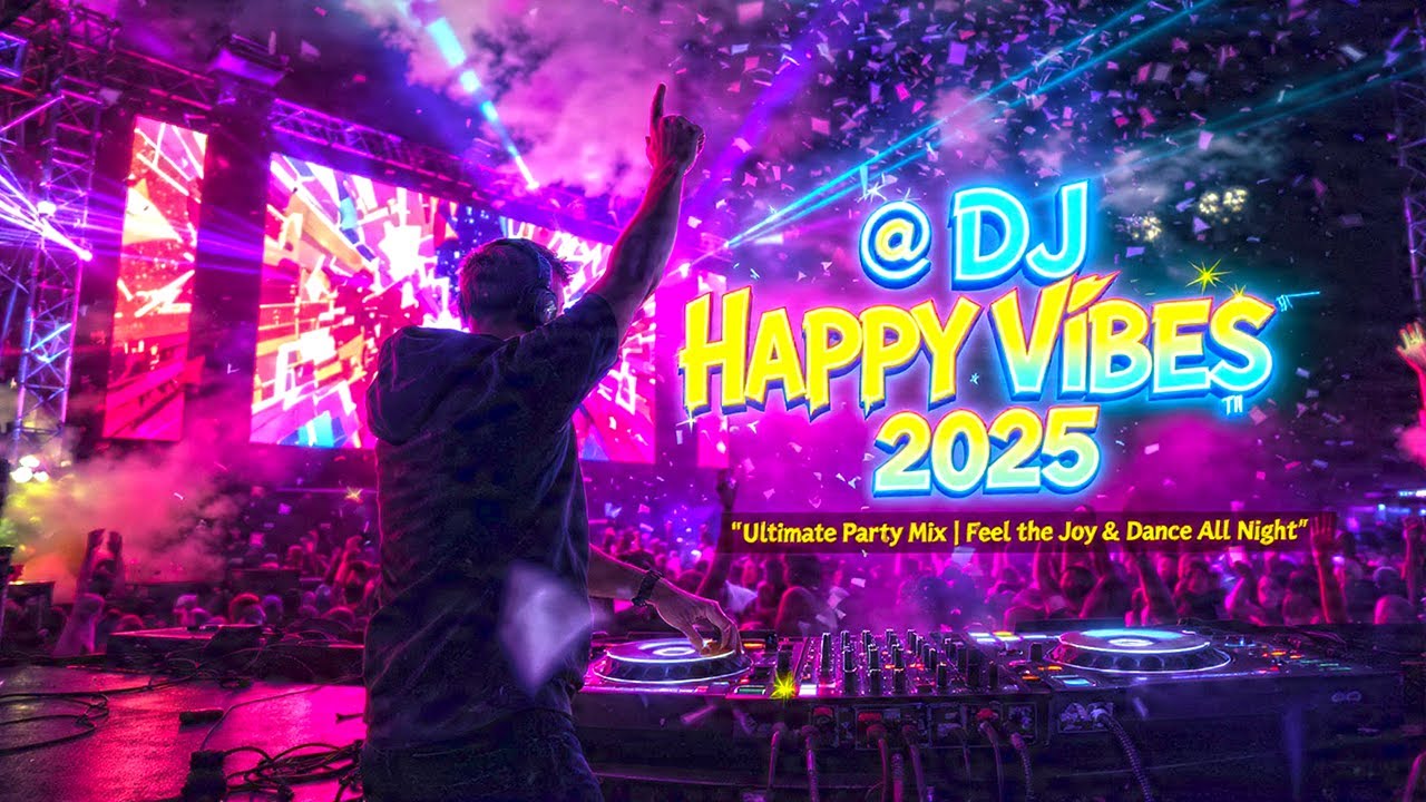 🎉 DJ Happy Vibes 2025 – Ultimate Party Mix Feel the Joy & Dance All Night 💃🕺