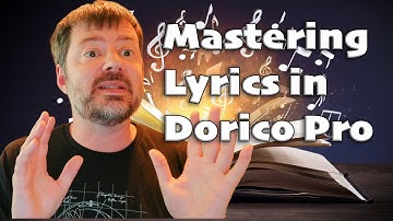 The secrets to copying and pasting lyrics into Dorico Pro. Learn how to mast lyrics in Dorico.