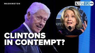 Clintons do not appear for Epstein testimony Comer threatens contempt