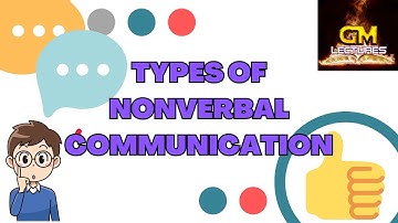 Types of Nonverbal Communication ~GM Lectures