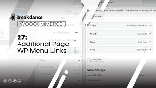 Add pages to your online store, Breakdance Module 4—Woocommerce: Lesson 27