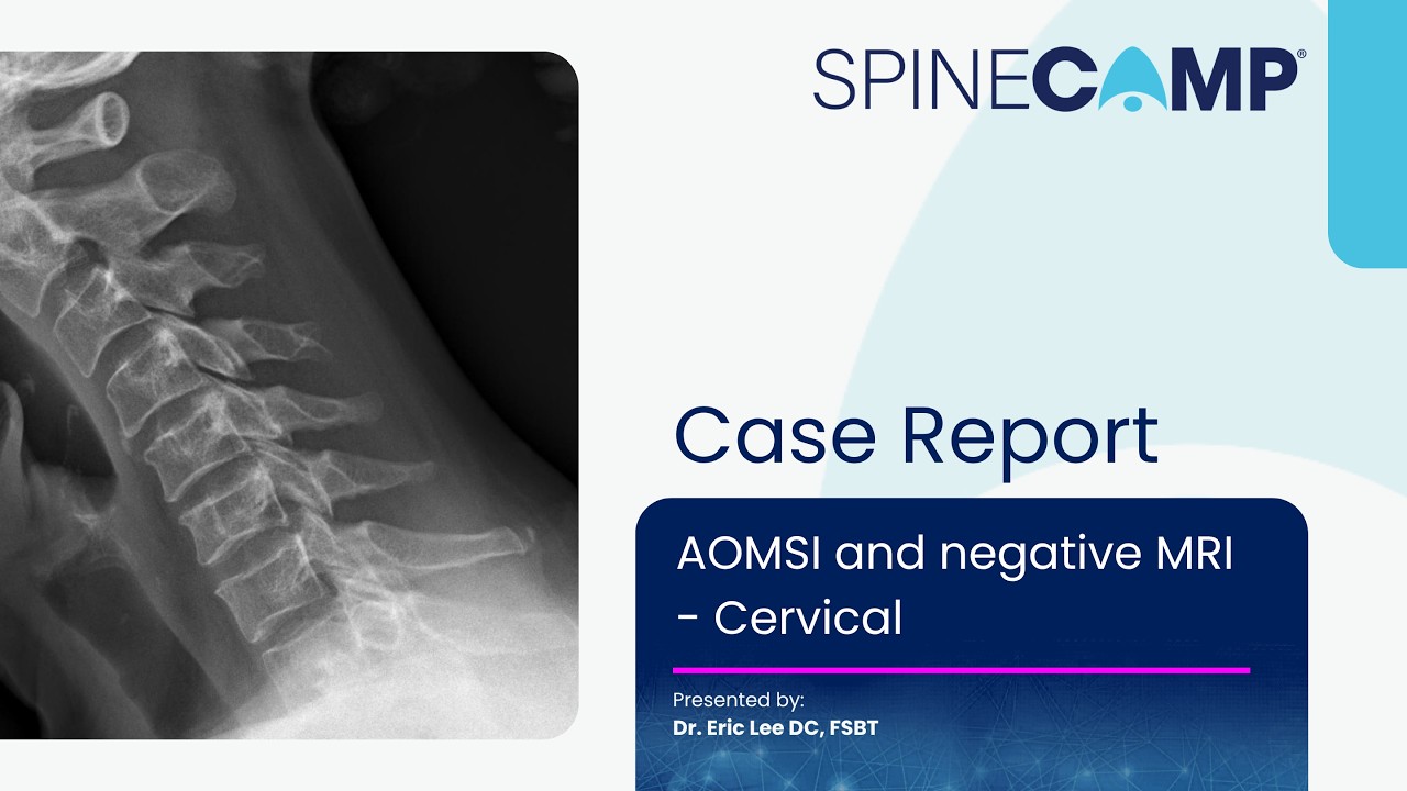 AOMSI and Negative MRI - Cervical (Dr. Eric Lee) - YouTube