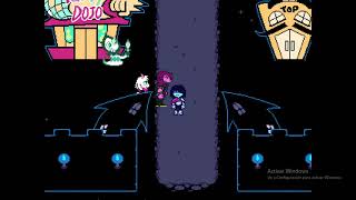 Deltarune Chapter 2 - Neutral route - Dark World and Queen dialogue   Vs Tasque Manager challenge
