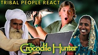 Tribal People React to Steve Irwin The Crocodile Hunter