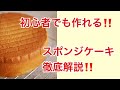 【初心者向け】スポンジケーキの作り方徹底解説！