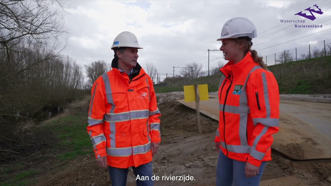 In gesprek over dijkversterking Tiel-Waardenburg