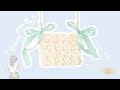 【かぎ針】フラワーミニバッグの編み方