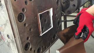 PVC profile extrusion dies testing